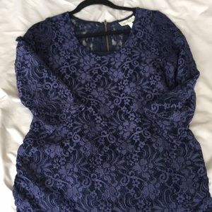 Jessica Simpson maternity lace blouse